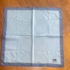 Giorgio Valentino Light Blue & Navy Blue Silk Scarf